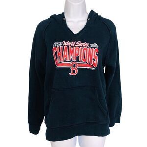 Hoodie Sweatshirt Womens M Blue Boston Red Sox 2013 Champions